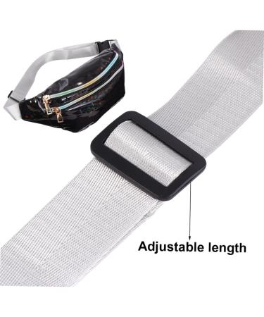 OFFSCH 1pc Men's Women Body Pocket Pu Bags Cross Fashion Sequin Belt Fanny Girls Waist Material 28X14X4cm Black - Buy Online on GoSupps.com