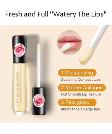  Wootapson Plumping Lip Maximizer 3D Lip Plumper Extreme Serum Lip Maximizer Hyaluronic Lip Plumper Increase Volume Eliminate Dry Wrinkles and Improve Shine - Buy Online on GoSupps.com