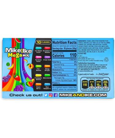 Mike and IKE Soft Chewy Sweet Box 141g (Pack of 1) - Theater Mega Mix Twisty And Tasty Treat Gift Hamper Birthday Present Chirstmas Easter Thank You - Buy Online on GoSupps.com