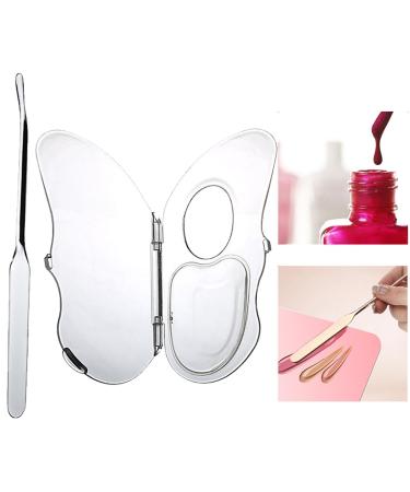 Makeup Artist Foundation Palette Cream Makeup Palette Clear Acrylic Foundation Palette - Foundation Blending Palette Makeup Accessories for Lipstick