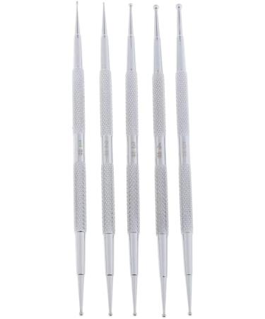 5pcs 2 Way Nail Pen Set - Acrylic UV Gel Manicure Tool for Perfect Nails | International Shipping Available - Buy Online on GoSupps.com