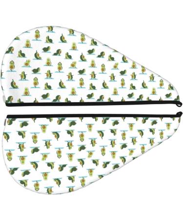 Hair Towel Wrap - Quick Drying Avocado Yoga Towel Turban | Best Hair Drying Solution - Buy Online on GoSupps.com