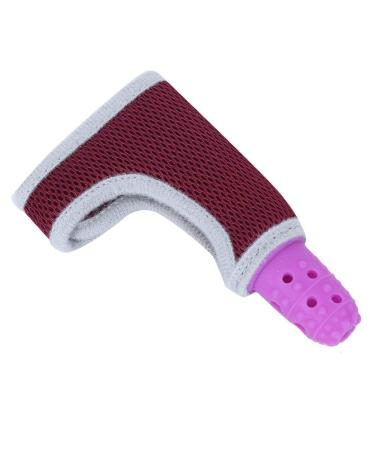 Baby Teether Chew Toy - Safe Silicone Thumb Sleeve for Infants - Soothing Pink Teething Gift - Buy Online on GoSupps.com