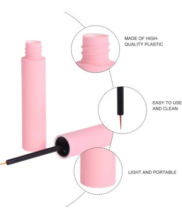 VINTORKY 10 Pcs Eyelash Brush Empty Tube Refillable Storage Tube for Mascara Bottles Accessories Pink Plastic - Buy Online on GoSupps.com