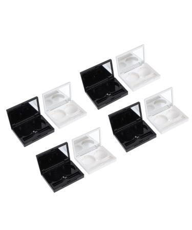 POPETPOP POPETPOP Eyeshadow Organizers 2-Compartment Storage Container for Makeup Eyeshadow and Lipstick