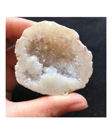 Gift 1Pc Natural Crystal Agate Geode Cutting Cluster Cornucopia Reiki Crystals Stone Specimen Fengshui Home Decor for Gemstones and Crystal ningxiao 3-5cm