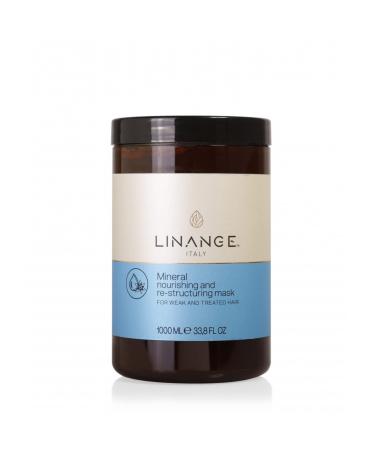 Linange Mineral Mask 1000ml Unisex Skin Treatment Cream Nourishing Ingredients for Softness Shine and Volume