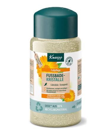 Kneipp Calendula & Orange Oil Foot Bath Crystals & Foot Cream Bundle - Refreshing Deodorizing 600g + 75ml  - Buy Online on GoSupps.com