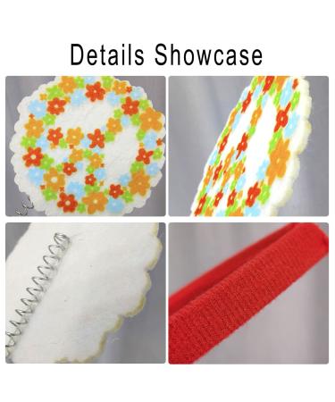 TOOBIT Hippie Headband Flower Hair Hoop - Green Flowers for Women | 70's Theme Love and Peace Accessories for Hippie Groovy Party - Buy Online on GoSupps.com