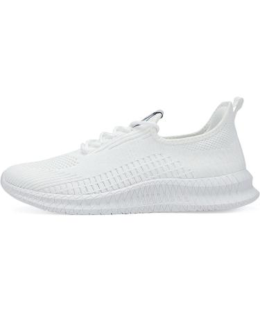 LCGJR Men's Running Shoes - Ultra Lightweight Breathable Comfort - Size 10.5 White - Buy Online on GoSupps.com