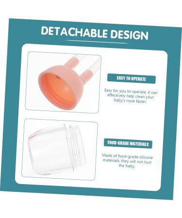 Healvian Baby Nasal Aspirator Suction Plates - 2pcs Infant Booger Removers for Nasal Cleaning - Baby Vacuum Pp Clearer Bulb Syringe - Buy Online on GoSupps.com