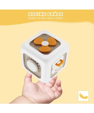 Penchuan Busy Activity Cube - Montessori Fidget Toy for Babies & Toddlers (1-4 Years) | Educational Motor Skills Development & Fun Activities - Buy Online on GoSupps.com