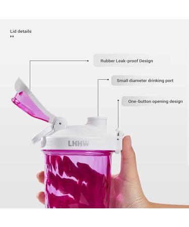 LHHW Electric Protein Shaker Bottle 24oz Rechargeable BPA-Free Blender Cup - Portable Gym/Home/Office Shaker Bottle (Purple) - Buy Online on GoSupps.com