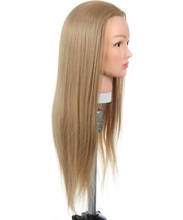ZHJING Fashion High Temperature Silk Hair Training Head - Perfect for Hairdressing Bridal Makeup & Styling | International Shipping Available - Buy Online on GoSupps.com