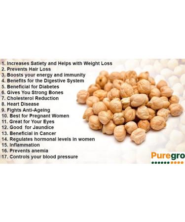 Puregro Chick Peas (KABULI CHANA) 500g - Buy Online on GoSupps.com