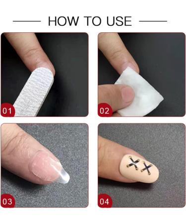 ILamourCar 720Pcs False Nail Stickers and Glue Set - 30 Sheets Double-Sided Tabs for Fake Nails Tips - Buy Online on GoSupps.com