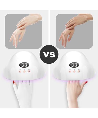 Arqumi UV Gel Nail Lamp Gloves - 2 Pairs | Fingerless UV Protection for Gel Manicures - Buy Online on GoSupps.com