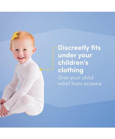 Eczema Clothing for Toddlers - Ultra-Soft White Long Sleeve Bodysuit for Itch Relief | Eco-Friendly No Zinc or Dyes (2 Years - Buy Online on GoSupps.com