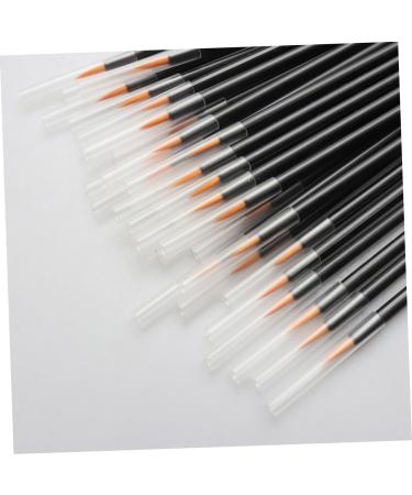 Ipetboom 100pcs Eyeliner Makeup Brush Fine Eyeliner Brush Disposable Eyeliner Fake Eyelashes With Hat - Buy Online on GoSupps.com