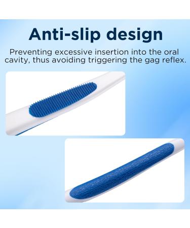 Tongue Brush 6 Pack - Effective Tongue Cleaner for Adults & Kids | Essential Oral Hygiene Tool - Buy Online on GoSupps.com