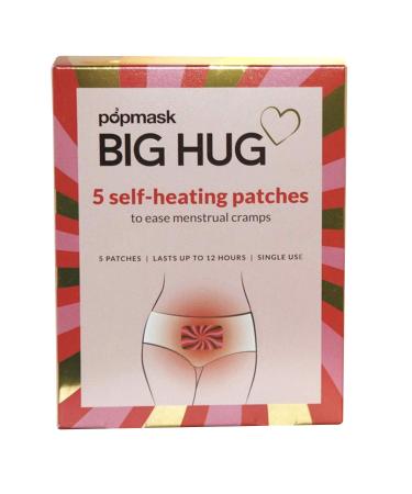 POPBAND Big Hug Heating Patches for PMS Menstrual Cramp Relief