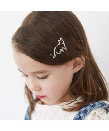 Lurrose 4pcs Cute Cat Hair Clips Metal Pearl Hollow Hair Pins Bobby Pins Hair Barrettes Hair Styling Pins for Women Girls Ladies - Buy Online on GoSupps.com