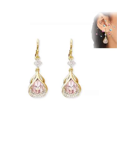 Lymph Flow Magnetogen Earrings Lymphvity-Magnette therapy earrings lymph drainage slimming torture earrings lymph flow magnetic earrings lymphatic germanium earrings pink