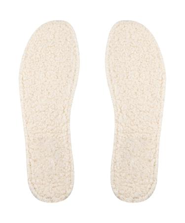 Fleece Woolen Insoles for Hey Dude Women's Wendy Sport Mesh Shoes Replacement Footwear Inserts Comfortable & Light-Weight(US Size:W9 / EU Size:40) US Women9/EU40