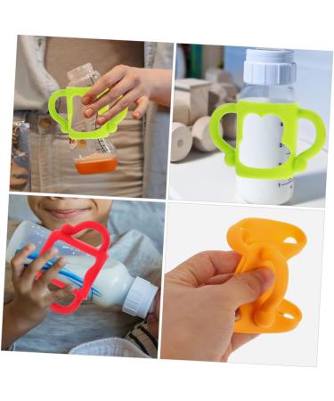 Vaguelly 2pcs Silicone Bottle Handle Bottle Handles Bottle Grip Silicone Bottle Grip Nursing Bottle Handle Bottle Handle Newborn Multifunction Feeder Silica Gel 13.00X7.00X6.50CM Assorted Color - Buy Online on GoSupps.com