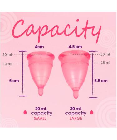 Menstrual Cup - Pink Large | Reusable & Eco-Friendly | Best International Shipping - Buy Online on GoSupps.com