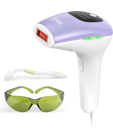 IPL devices hair removal for men and women 999 000 light impulses painless and durable body face bikini area (2-purple)