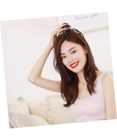 Minkissy 1stk Head Massage Device - Manual Scalp & Back Massager Scalp Scratching Tool 18x14.5cm Black - Ultimate Relaxation - Buy Online on GoSupps.com