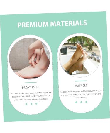 minkissy 1 Set Gel Girls Moisturizing Gloves Lotion Gloves Overnight for Women Moisturizing Gloves and Socks Hand Gloves Moisturizing Overnight Moisturize Casual Socks Women's Yarn - Buy Online on GoSupps.com