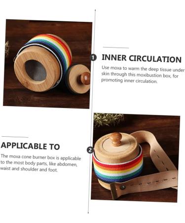 Beaupretty 3 Series Moxibustion Box - Chinese Therapy Kit for Anti-Swelling - 3 Colors 7x7cm 3 Pieces - Buy Online on GoSupps.com