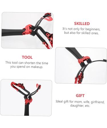 POPETPOP 1pc Eyebrow Tool Model Kit Eyebrow Measure Ruler Eyebrow Shaping Stencils Shaper Adjustable 1 count (Pack of 1) Black - Buy Online on GoSupps.com