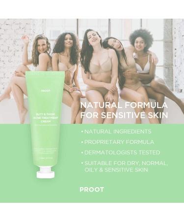 Travel-Friendly Butt Acne Treatment Cream | Clears Acne, Ingrown Hairs, Razor Bumps, and Dark Spots | Prevents Breakouts | For Butt, Thigh, and Sensitive Areas - Buy Online on GoSupps.com