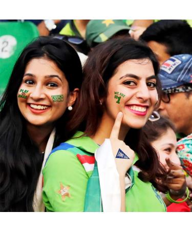 LUOEM Football Face Tattoos - 72 Pcs Temporary Body Stickers for Sports Events and Parties - Buy Online on GoSupps.com