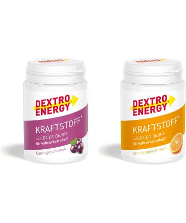 Dextro Energy Fuel Cassis + B Vitamins - 6x68g Pack | Quick Energy & Focus Boost - Buy Online on GoSupps.com