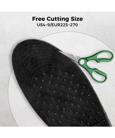 3-Layer Orthotic Heel Shoe Lift Kit | Adjustable Height Increasing Insoles for Men & Women - Air Cushion Flat Foot Support - 3cm 5cm 7cm - Buy Online on GoSupps.com