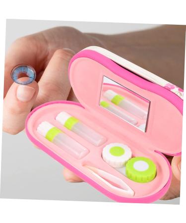 JECOMPRIS Double-Sided Glasses Case - Dual Contact Lens Solution & Travel Accessories | Portable Filigree Glass Box Storage - Buy Online on GoSupps.com