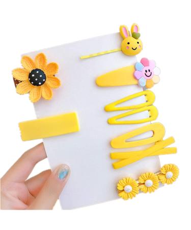 50pcs Large Leaf Hair Clips for Toddler Girls | Cartoon Fruit & Flower Design Hair Accessories Gift - Buy Online on GoSupps.com
