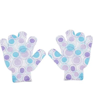 minkissy 3 Pairs Printed Bath Gloves Exfoliating Gloves Shower Gloves Five Fingers Bath Towel Child - Buy Online on GoSupps.com