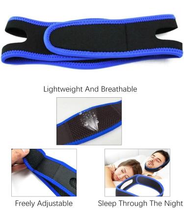 Anti Snoring Chin Straps - Stop Snoring Improve Sleep | Lightweight 50g Solution - Buy Online on GoSupps.com