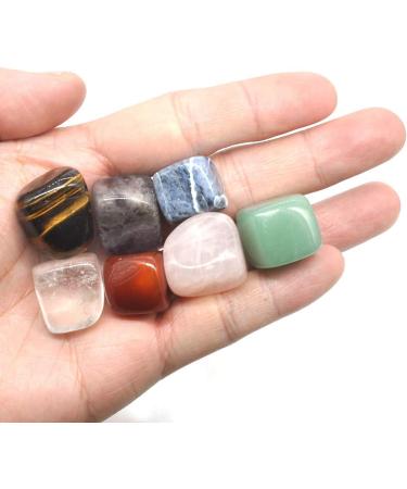7PCS/Set Natural Stones Gemstone Bulk Crystals Quartz Ornaments Home Decoration Gifts Bag for Crystal - Buy Online on GoSupps.com