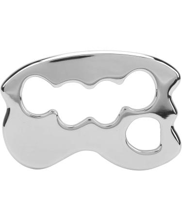 Premium Stainless Steel Muscle Scraper Gua Sha - Highly Polished 45x10x4 for Neck & Shoulder Massage - Buy Online on GoSupps.com