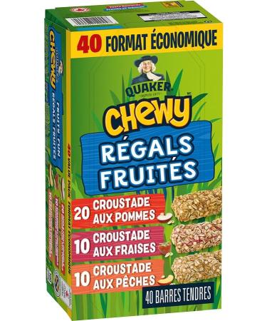 Quaker Chewy Granola Bars - Fruity Fun 960g 40 bars - Buy Online on GoSupps.com