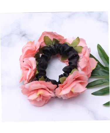 Beatifufu 1pc Stretch Hair Ties Cloth Hair Ties Ponytail Holders Elastic Hair Bands Ponytail Elastic Hair Ties Hair Accessory for Girls Stretch Hair Ring Bride Headgear High Elasticity - Buy Online on GoSupps.com