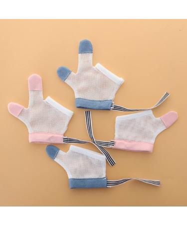 Adorainbow Baby Teething Gloves | Thumb Sucking Stopper | Nylon Finger Protector for Toddlers | Unisex Baby Teething Relief - Buy Online on GoSupps.com