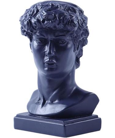 Luofeng Cute Figure Toothpick Holder & Pencil Holder - Handmade Synthetic Resin Blue | Stylish Home Decoration - Buy Online on GoSupps.com