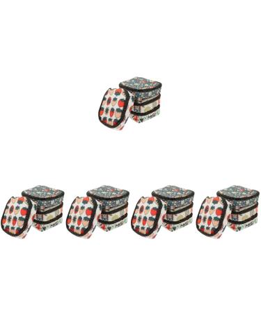 Gleavi 20 pcs Storage Pocket Cosmetics Pocket with zipper Travel bags wallet decor see bags for on the go Small cosmetic bag Pale little fresh pads